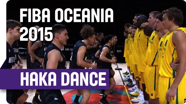 Tall Black's Haka Ahead of Game 1 at the 2015 FIBA Oceania Championship