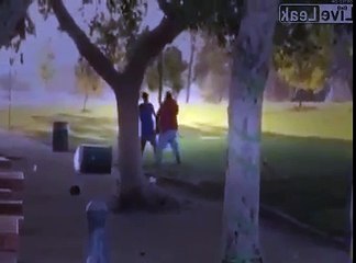 Drunk Trailer Trash Picks on Armed Homeless Man