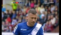 Penalty Paul Caddis 1-2 Burnley vc Birmingham ENGLAND Championship