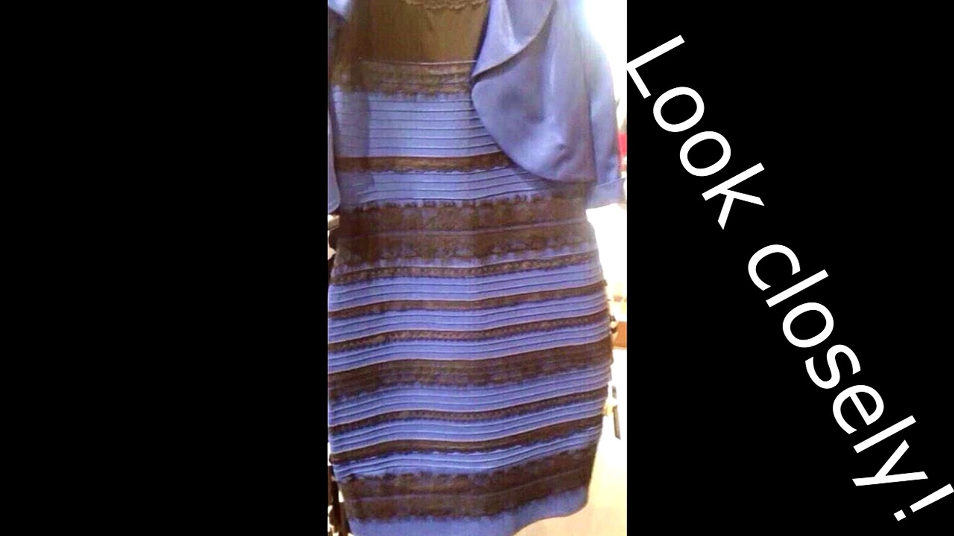 WHAT COLOR IS THE DRESS? BLUE AND BLACK Dress or WHITE AND GOLD Dress?  #TheDress (Viral Dress Meme) - video Dailymotion