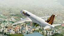 FSX Tiger Airways Airbus A320 Changi to Taoyuan Airport