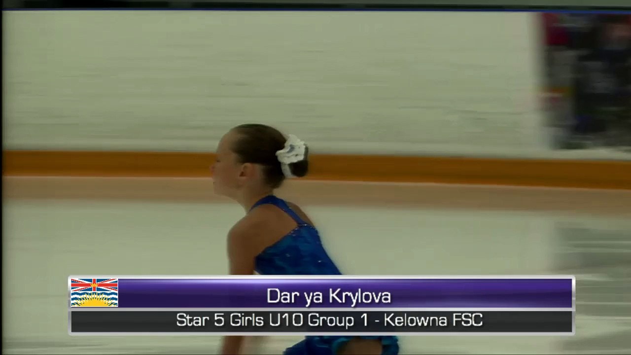 Star 5 Girls U10 Group 1 - 2015 BC Summer Skate