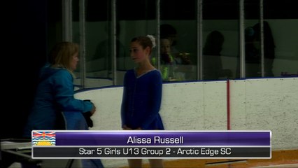 Star 5 Girls U13 Group 3 - 2015 BC Summer Skate