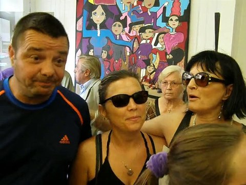 VERNISSAGE EXPO REGINE CARAIL . GALERIE L ENFANCE DE L ART 33 RUE EMILE JAMAIS A NIMES