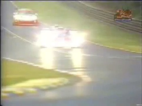 Flying Mercedes CLK CTR at LeMans