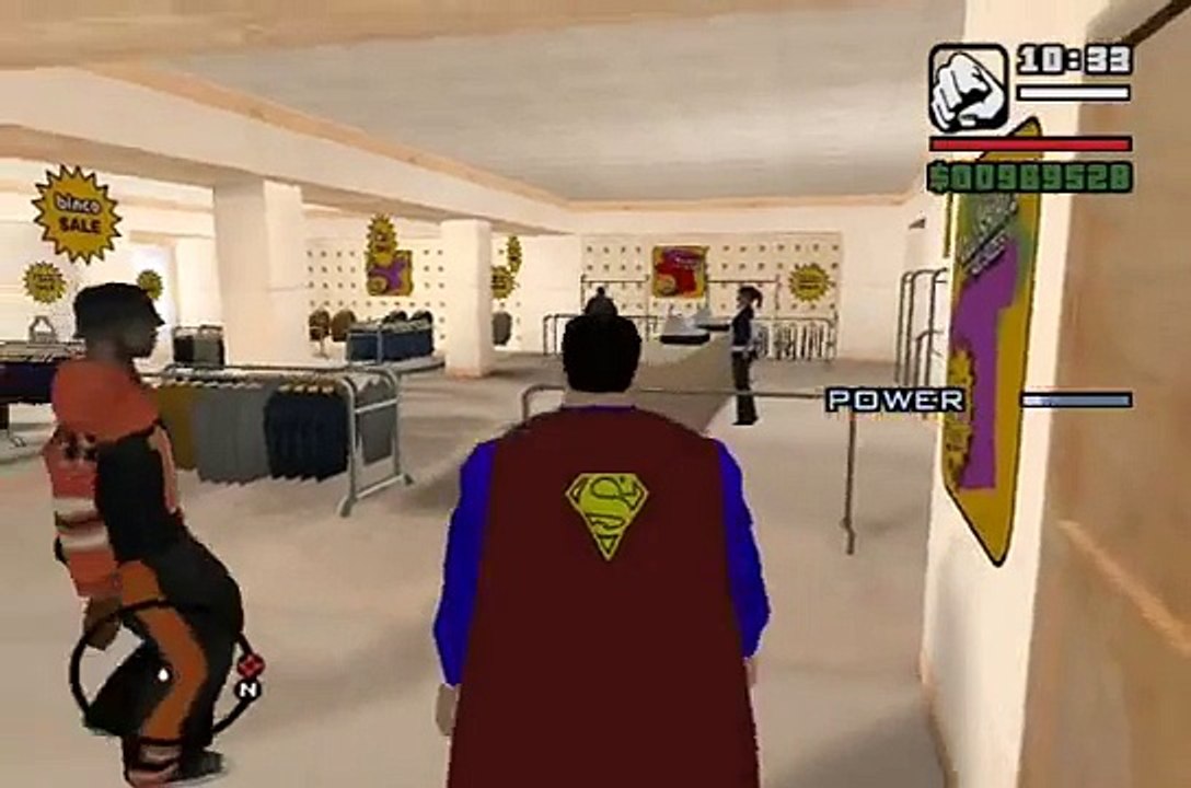 GTA San Andreas Superman mod
