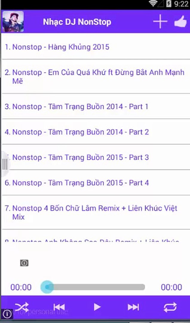 Ứng dụng nghe nhac dj & Nhạc DJ Nonstop