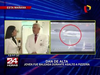 VES: Joven baleada en pizzería será dada de alta en las próximas horas