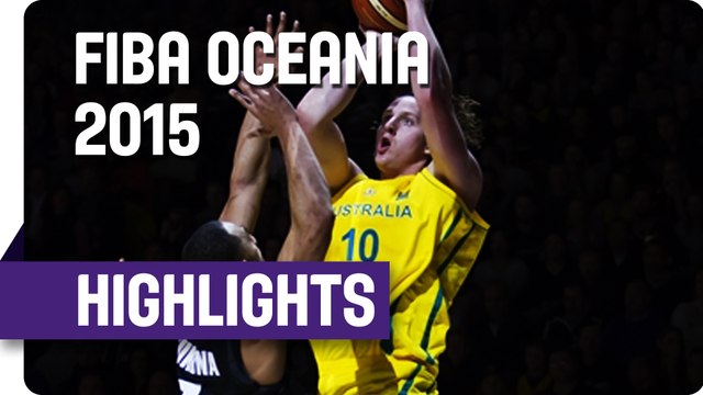 Boomers v Tall Blacks - Game 1 Highlights - 2015 FIBA Oceania Championship