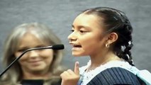 Discurso de niña indígena sorprende en Nuevo Leon, | Para que EPN aprenda.