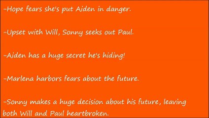 DOOL Spoilers August 17, 2015 - August 21, 2015