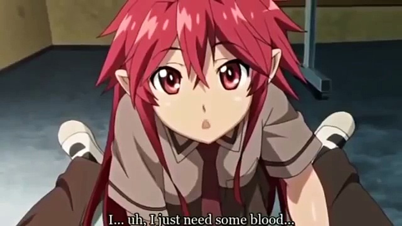 Funny Anime Vampire Kiss Scene cartoon NEW 20152