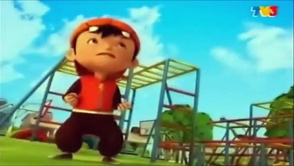 Boboiboy dan kawan-kawan vs Robot Mukalakus