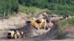 Alaska Placer Mine 2010.mpg, Alaska Gold Mining, Large Gold nugget, 6 foot trommel, D9 dozer