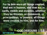 The Epistle of Paul to the Colossians - Chapter 1