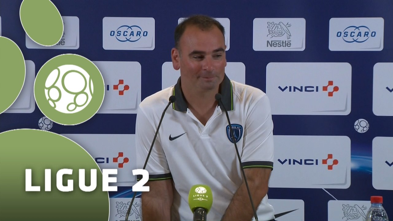 Conférence de presse Paris FC - Havre AC (3-0) : Denis RENAUD (PFC) - Thierry GOUDET (HAC) - 2015/2016