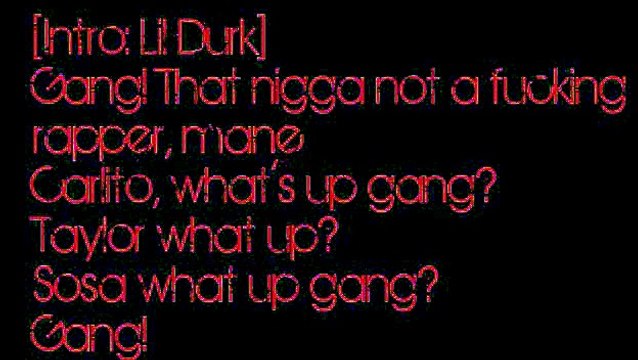 Chief keef- young and reckless ft. Lil durk(lyrics
