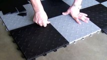Interlocking Floor Tiles - Installing