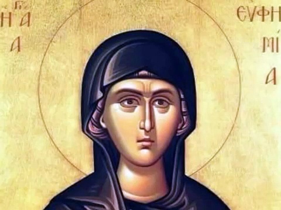 Απολυτίκιον Αγίας Ευφημίας