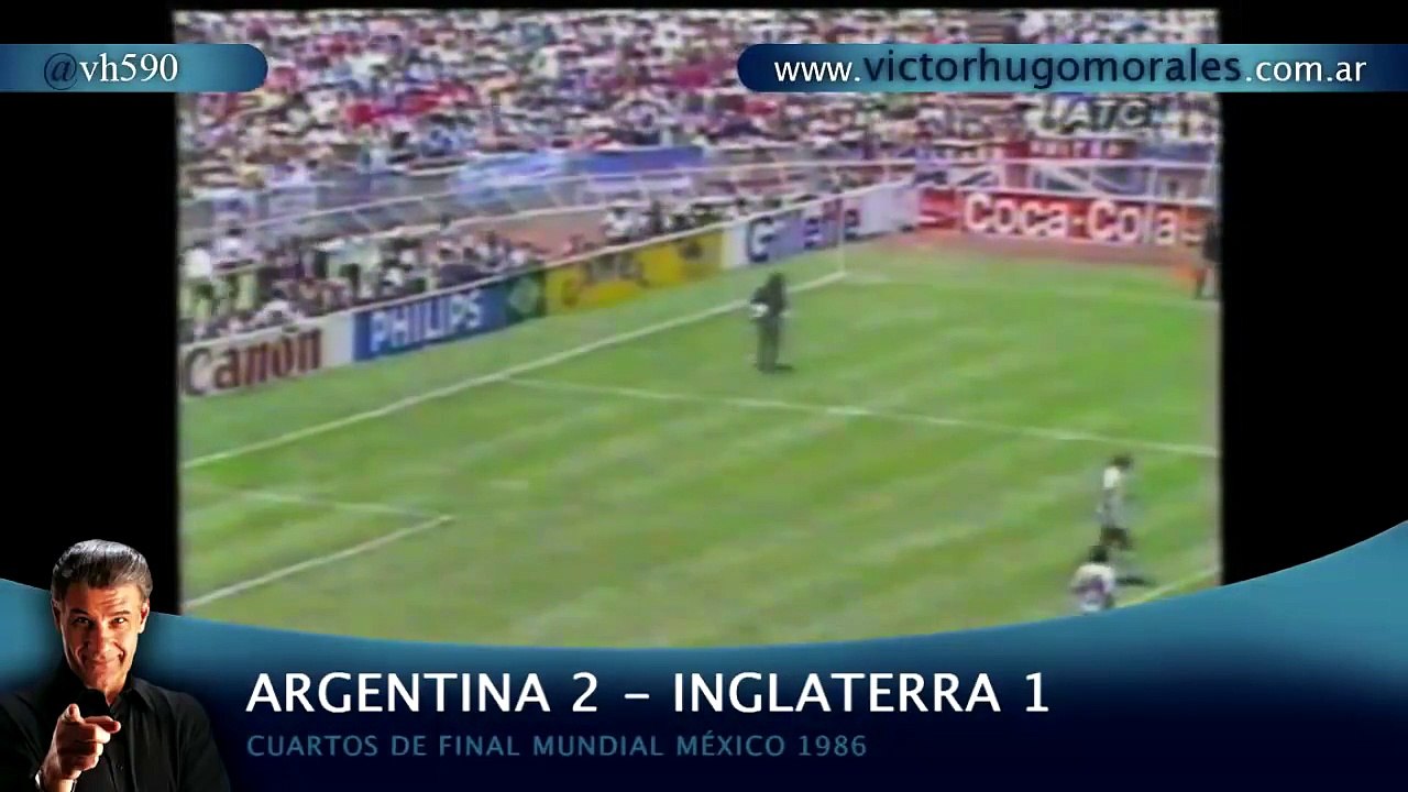 Argentina 2 - Inglaterra 1 (México ´86 - Víctor Hugo Morales) 5/