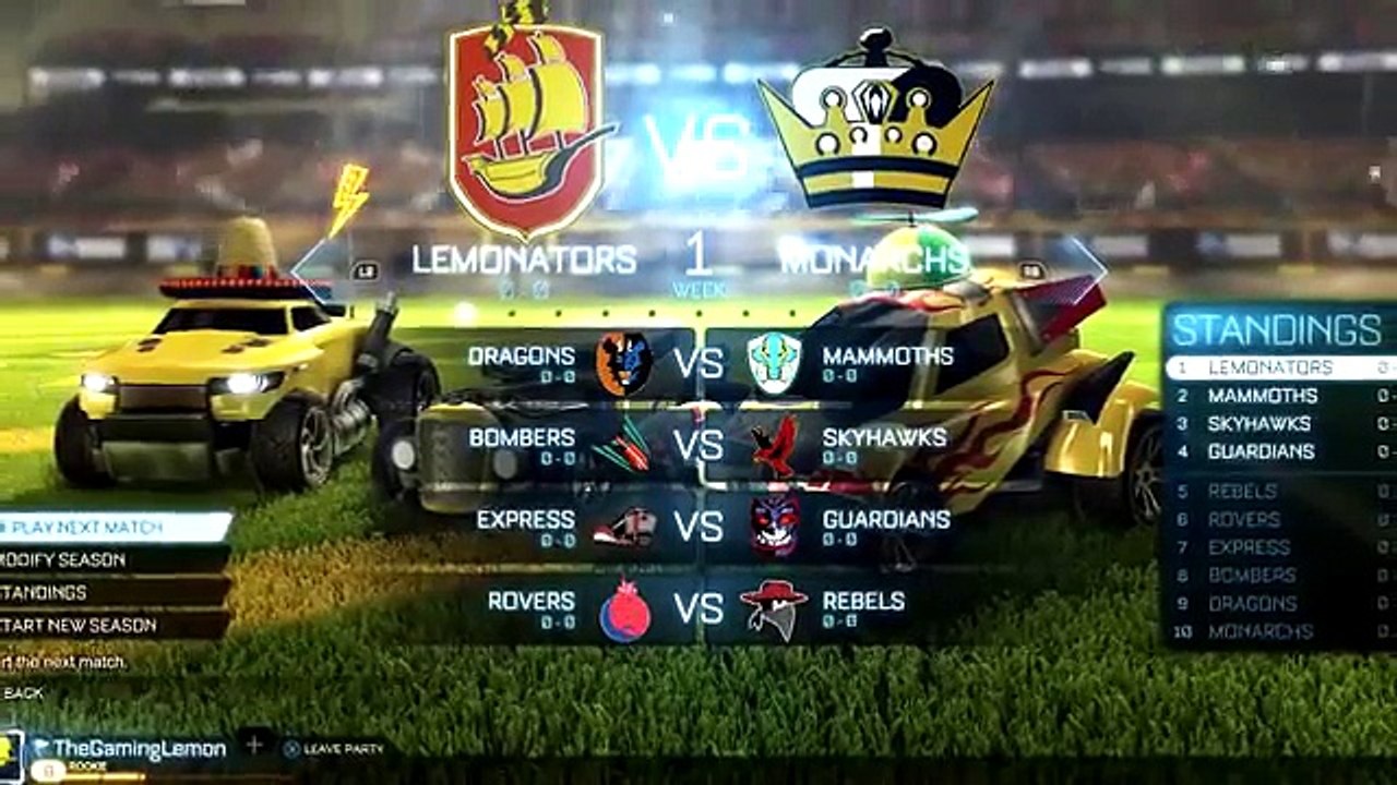 Rocket League: Funtage! - (Rocket League Funny Moments) The Gaming Lemon