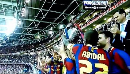 UEFA CHAMPIONS FINAL 2011 - POST-GAME CEREMONY AT WEMBLEY STADIUM