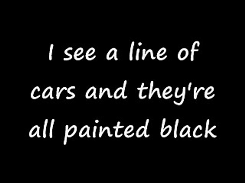 Paint It Black Lyrics