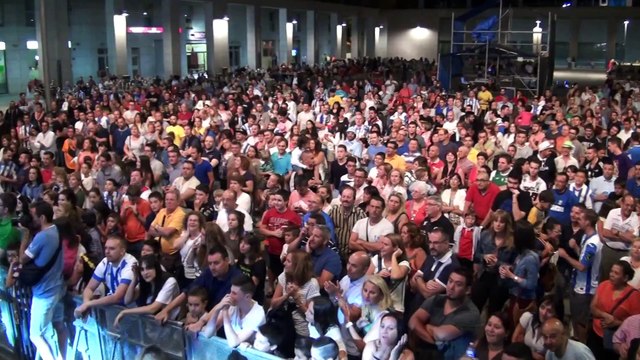 Presentación del CD Leganés en las Fiestas de Nuestra Señora de Butarque 2015