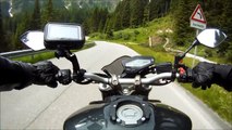 Yamaha MT09, Italy, Dolomites, onboard