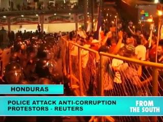 Honduras: Police Attack Friday Night Torchlight Protest