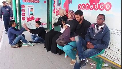 الكار الصفراء في تونس هههههههه برافو شباب