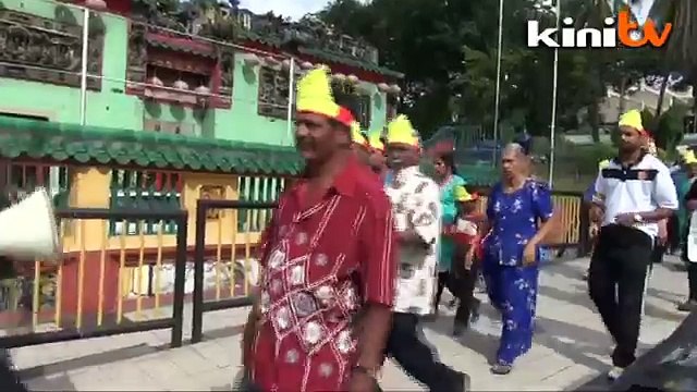 Protest calling for cheaper housing on World Habitat Day