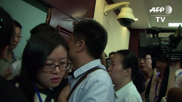 Relatives of Tianjin blasts victims blocked from news conference