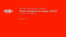 Wolfie Piano - Wolfgang Amadeus Mozart - Piano Sonata in A major, KV331, III. Alla Turca: Allegretto