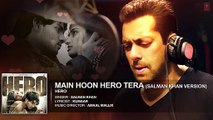 Main Hoon Hero Tera (Salman khan version) Audio song