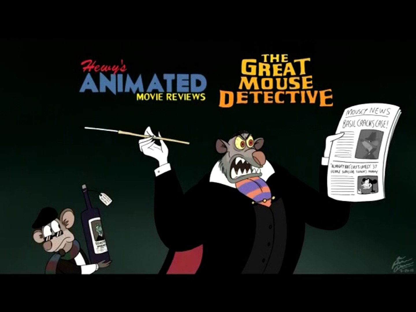 Hewy's Animated Movie Reviews #50 The Great Mouse Detective - video  Dailymotion