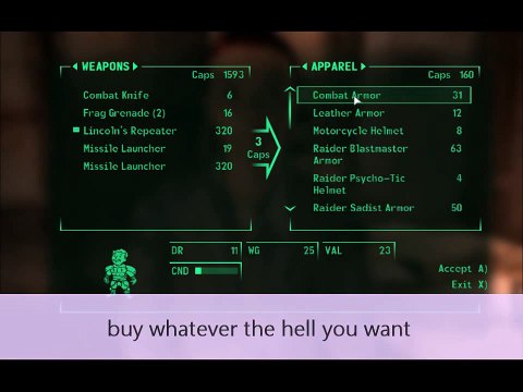 Fallout 3 Infinite Caps Cheat Video Dailymotion