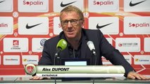 Réaction d'Alex Dupont après AS Nancy-Lorraine - Stade Brestois 29