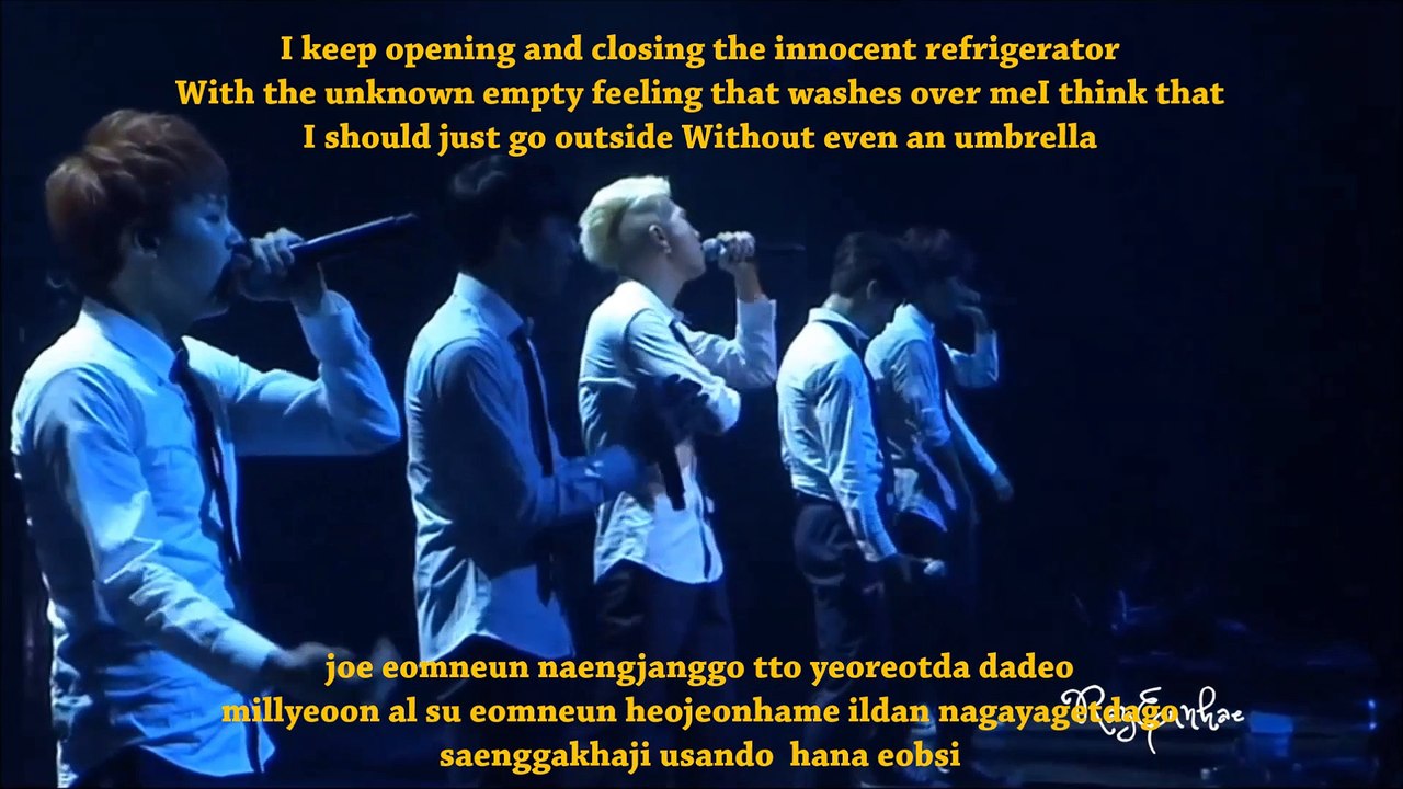 BTS (방탄소년단) – RAIN - LIVE CONCERT Eng Sub + Romanization