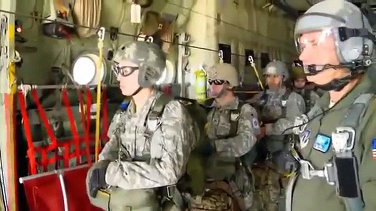 U.S. Army Special Forces Conduct a Training Jump from a C-130