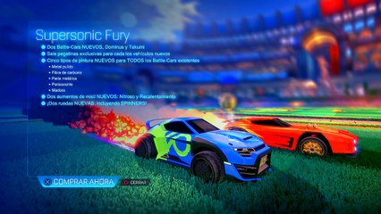 Nuevo DLC de ROCKET LEAGUE | SUPERSONIC FURY