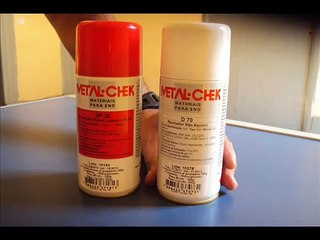 Ensaio Líquido Penetrante em estrutura metálica