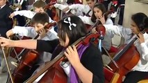 Himno Nacional Argentino orquesta infanto/juvenil Tablada y la orquesta de la Armada Argentina