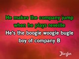 Karaoke Boogie Woogie Bugle Boy - The Andrews Sisters *