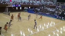 北陸 vs 福大大濠 (4Q) 高校バスケ 2015 インターハイ2回戦