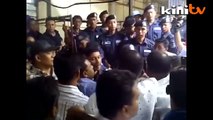 Raw footage: Scuffle breaks out after temple 'demolition'