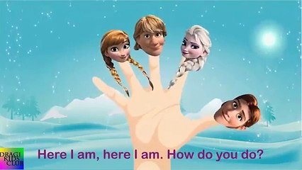 The Finger Family Frozen Songs | Nursery Rhymes For Children | Frozen Daddy Finger Cartoon