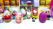 Barbie Kinder Peppa Pig Surprise Eggs Play Doh Minnie Mouse Frozen elsa egg