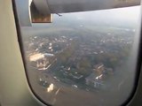 Fokker 50 KLM landing Heathrow