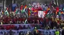 Marchas Dignidad Madrid y protestas derecha Venezuela: apología terrorismo en medios régimen español